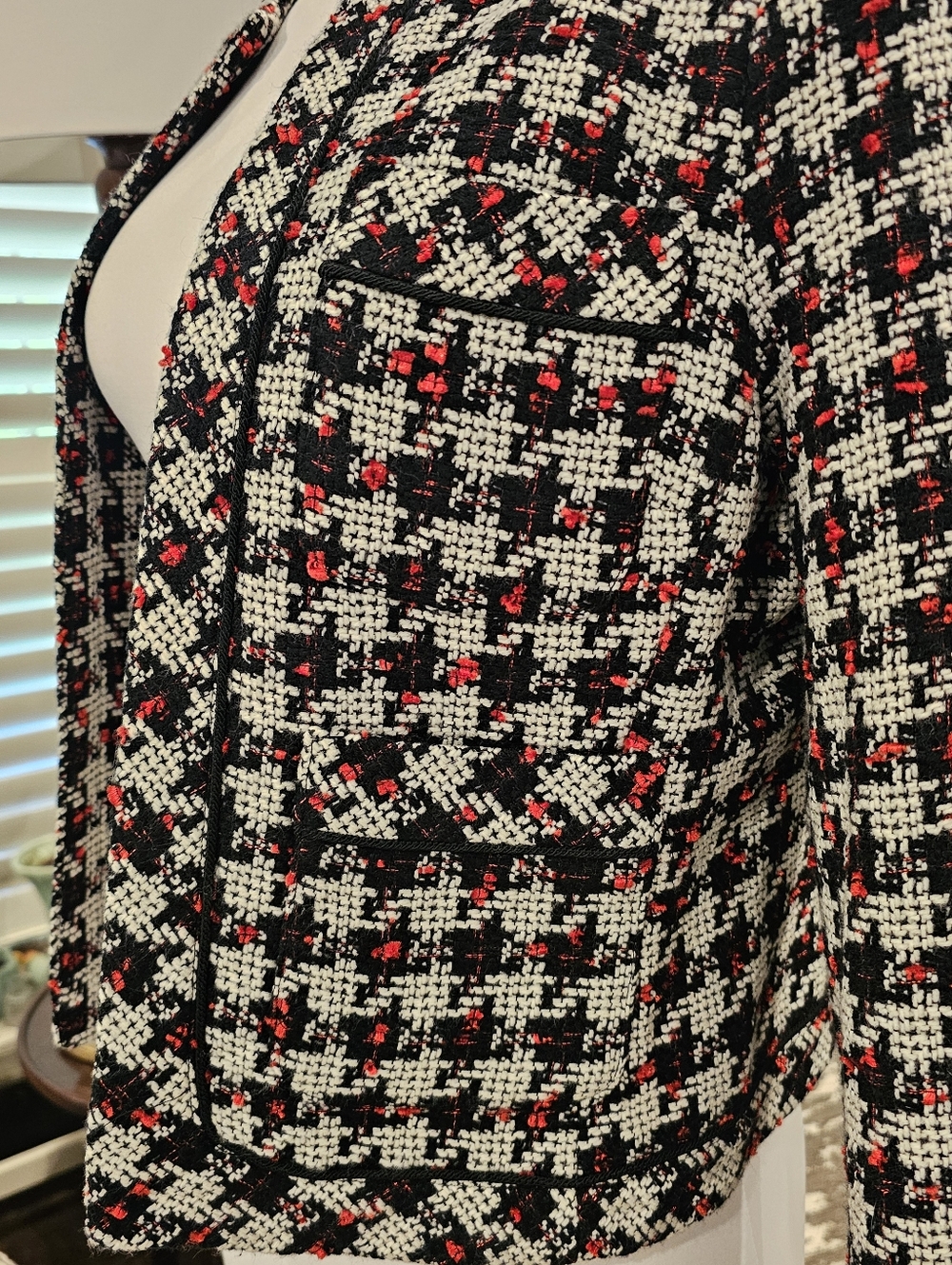 Peck & Peck Houndstooth Blazer Size 6